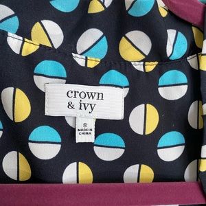 Crown and Ivy sleeveless dress, size S